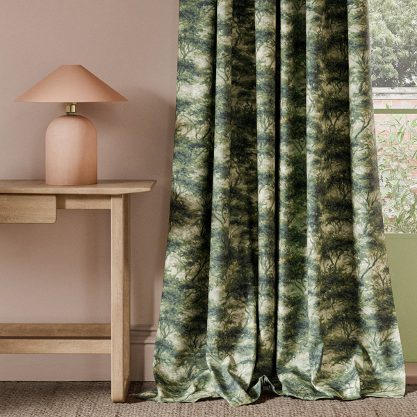 Boschetto Print Forest Fabric by Clarke & Clarke