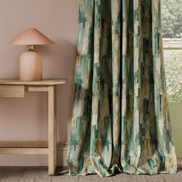 Cityscape Print Glade Fabric by Clarke & Clarke