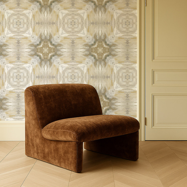 Kalia Natural Wallpaper by Clarke & Clarke
