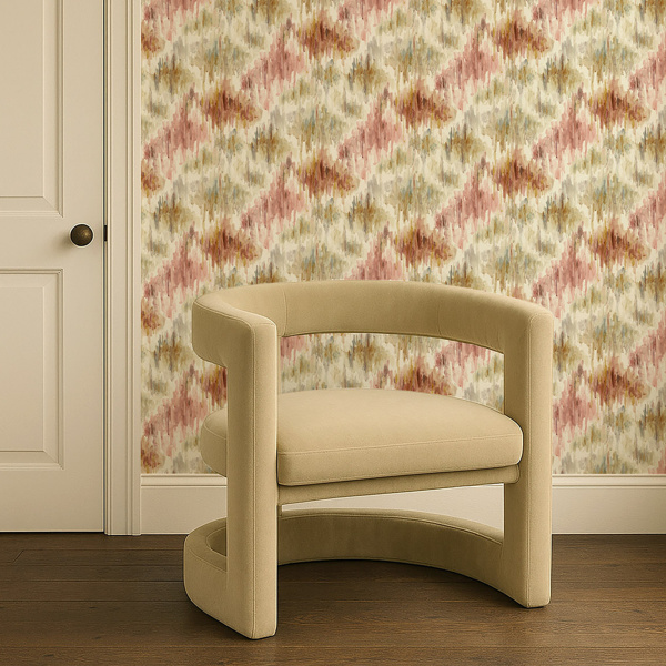 Trueno Spice/Blush Wallpaper by Clarke & Clarke