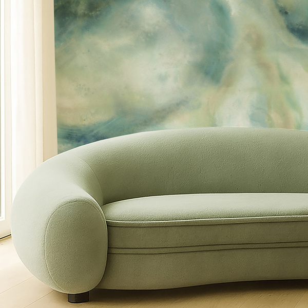 Viento Azure Wallpaper by Clarke & Clarke