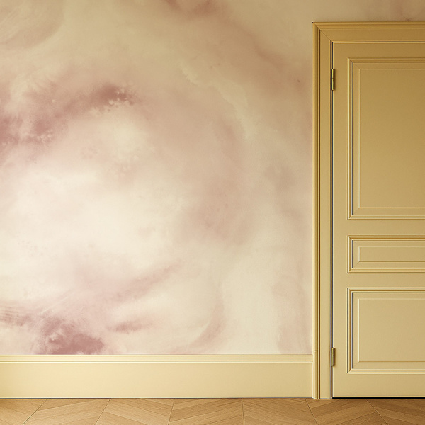 Viento Blush Wallpaper by Clarke & Clarke