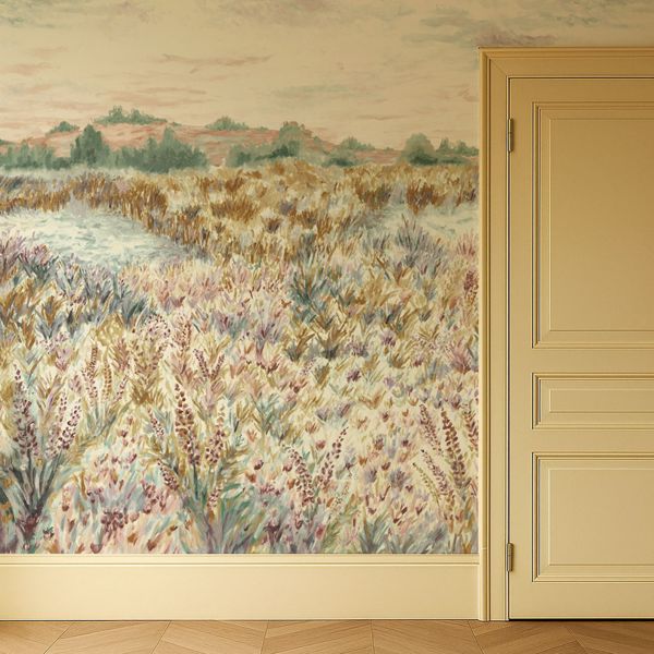 Wildbloom Mineral/blush Wallpaper by Clarke & Clarke