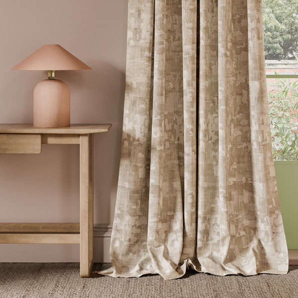 Lapis Linen Fabric by Clarke & Clarke