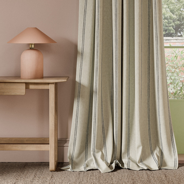 Ordo Charcoal/ivory Fabric by Clarke & Clarke