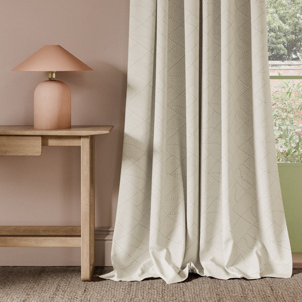 Scipio Ivory Fabric by Clarke & Clarke