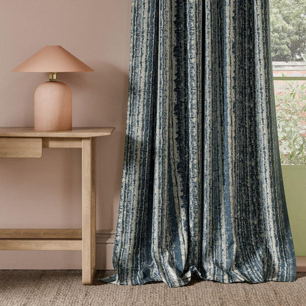 Striatus Ink Fabric by Clarke & Clarke