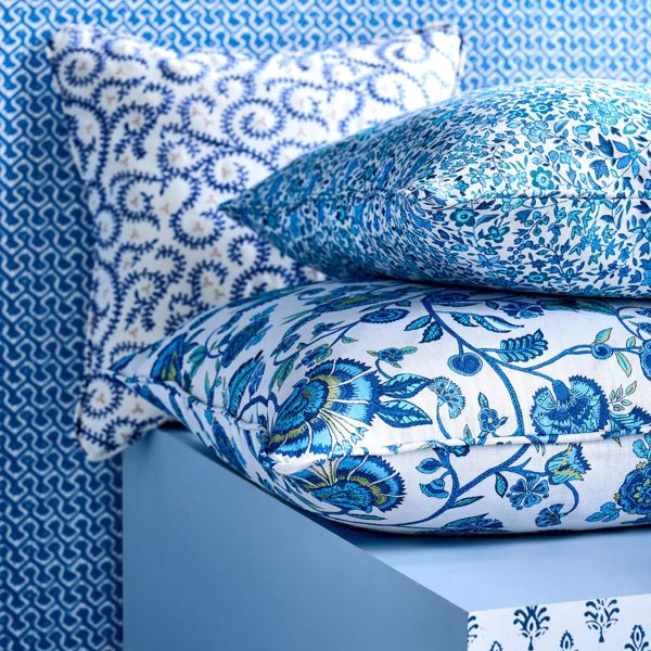 Buta Embroidery Ink Fabric by Clarke & Clarke