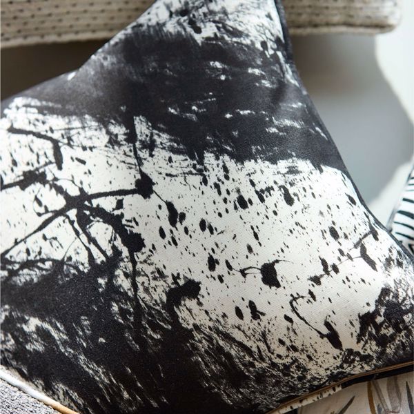 Enigmatic Black Earth/First Light Fabric by Harlequin