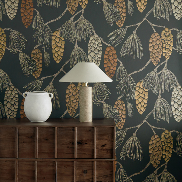 Epitome Gilver/Chalk Wallpaper by Harlequin