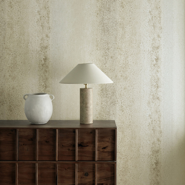 Sabkha Wide Width Larimar Wallpaper by Harlequin