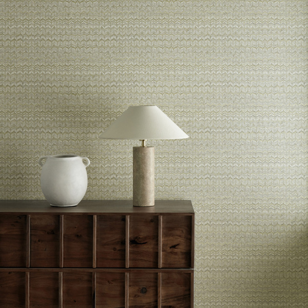 Soboku Buttermilk/Chalk Wallpaper by Harlequin