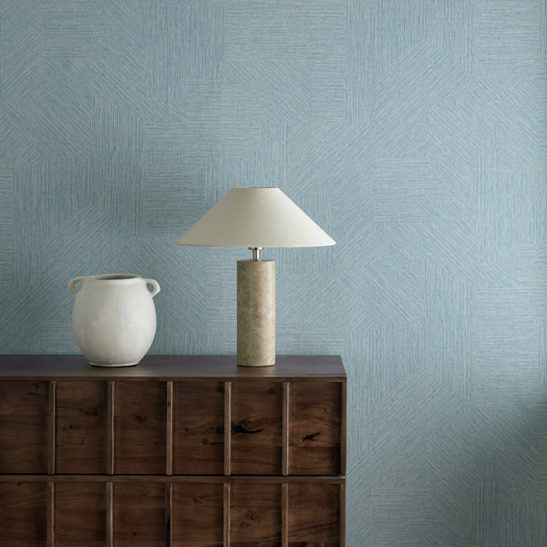 Mokume Indigo Wallpaper by Harlequin