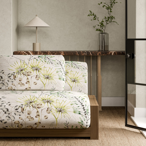 Postelia Lagoon/Linden Fabric by Harlequin
