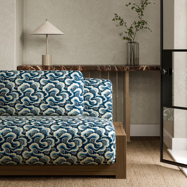 Ludaix Velvet Rosewood Fabric by Harlequin