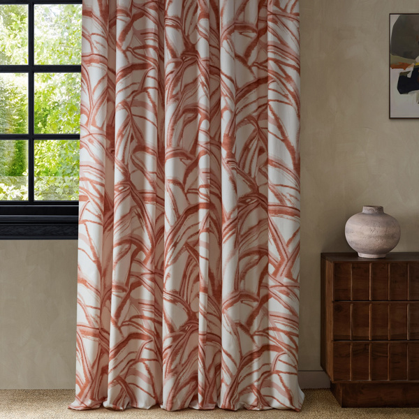 Kimono Paprika/Seaglass Fabric by Harlequin