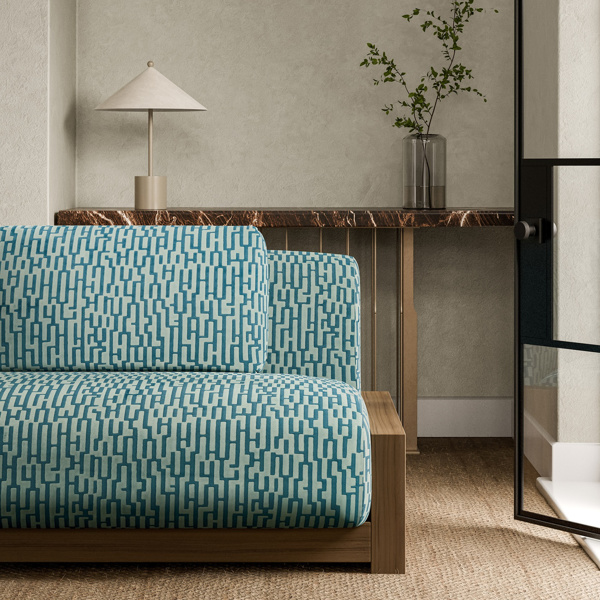 Great Hey Chocolate Fabric by Harlequin