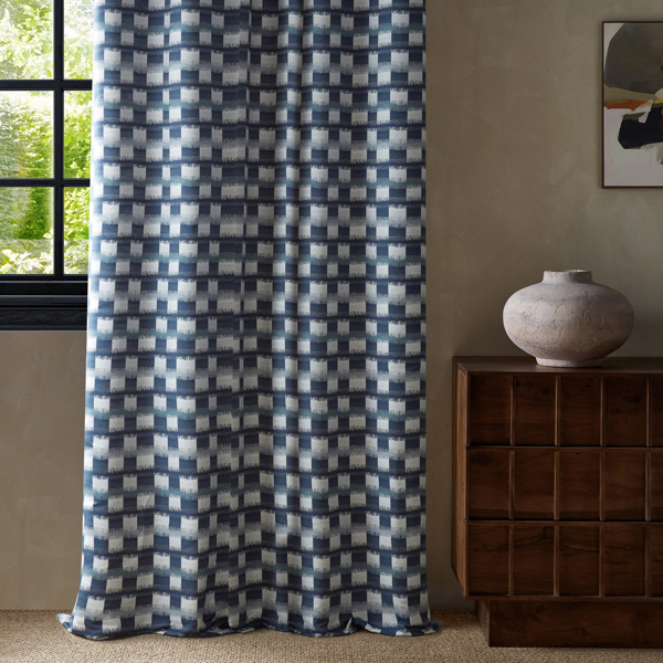Haru Indigo/Sky Fabric by Harlequin