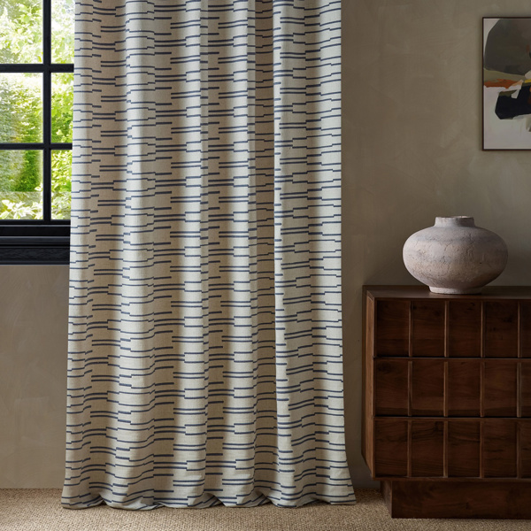 Juniper Parchment/Indigo Fabric by Harlequin