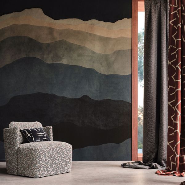 Saraceno Rust Fabric by Harlequin