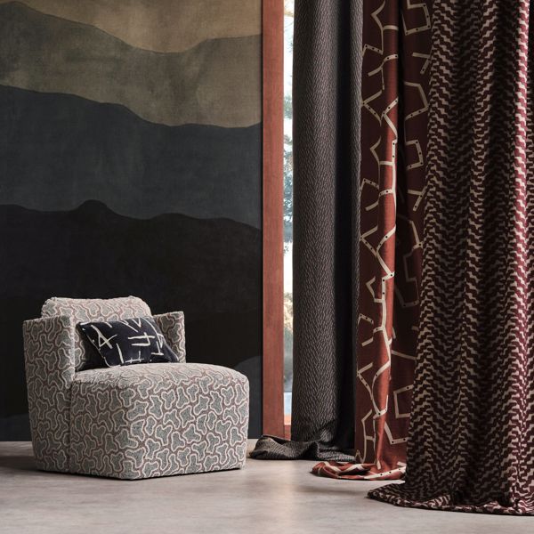 Molten Quartz/Jasper Fabric by Harlequin