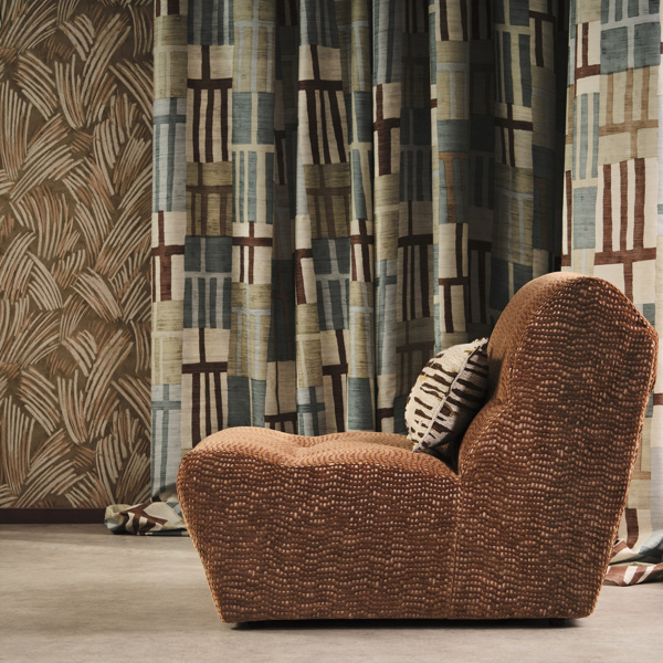 Glyph Limonite/Sunstone Wallpaper by Harlequin