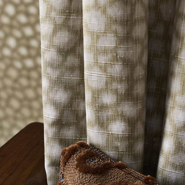 Loam Olivine Fabric by Harlequin