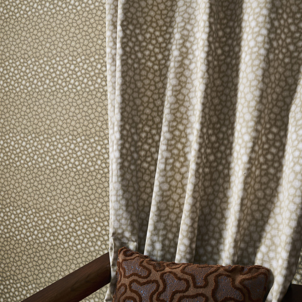 Loam Olivine Fabric by Harlequin