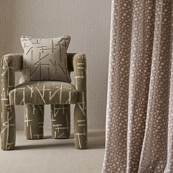 Loam Rust Fabric by Harlequin