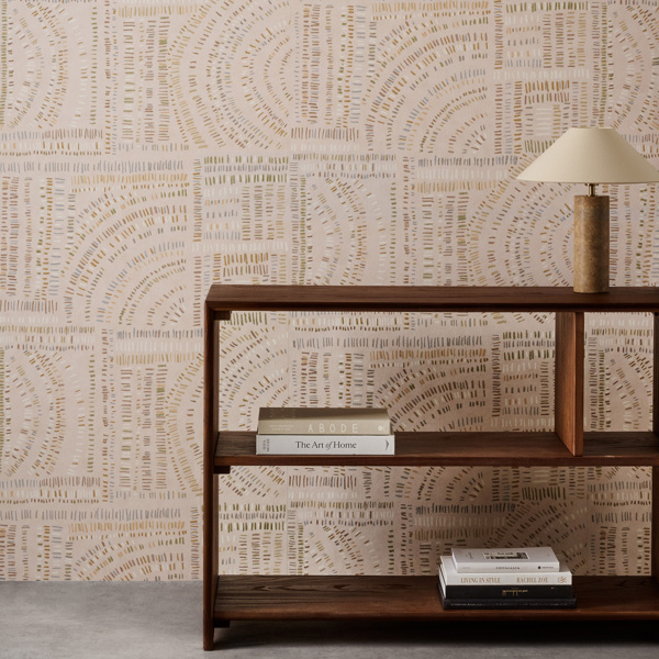 Frescoes Pumice/Jasper/Amber Wallpaper by Harlequin