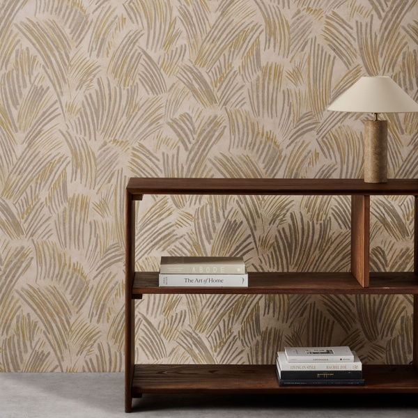 Glyph Pumice/Taupe Wallpaper by Harlequin