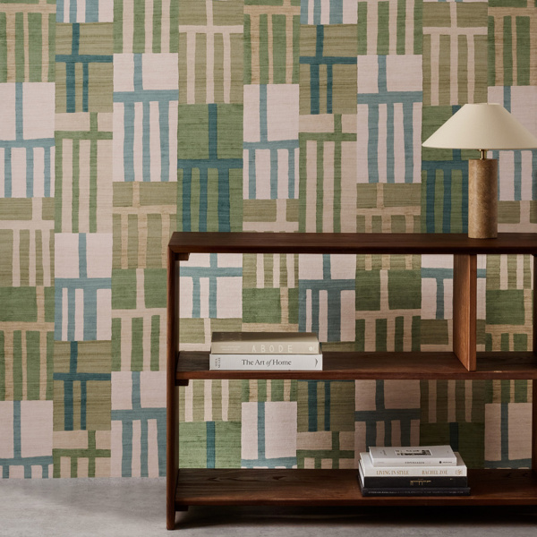 Monolith Jade/Kyanite Wallpaper by Harlequin