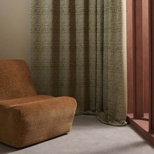 Silt Olivine/Jade Fabric by Harlequin