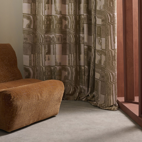 Kiva Moss/Olivine Fabric by Harlequin