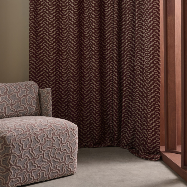 Thicket Burgundy Fabric by Harlequin