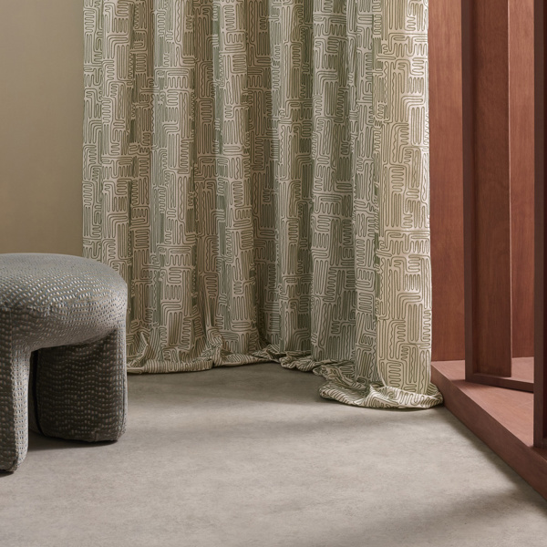 Hollow Evergreen Fabric by Harlequin