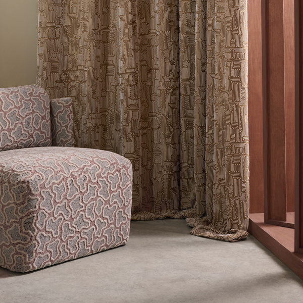 Hollow Tan Fabric by Harlequin