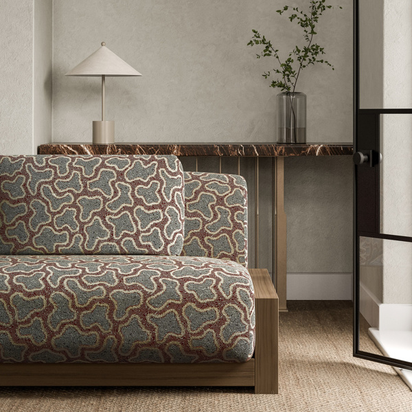 Molten Quartz/Jasper Fabric by Harlequin