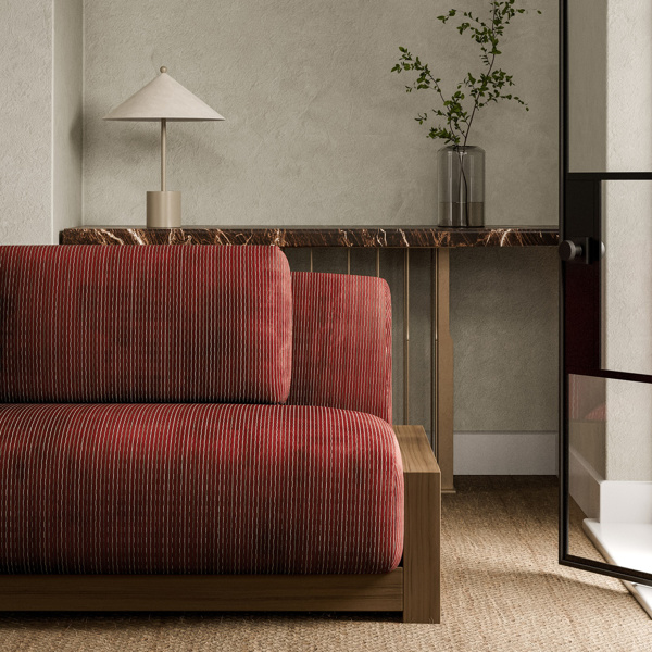 Karst Garnet Fabric by Harlequin