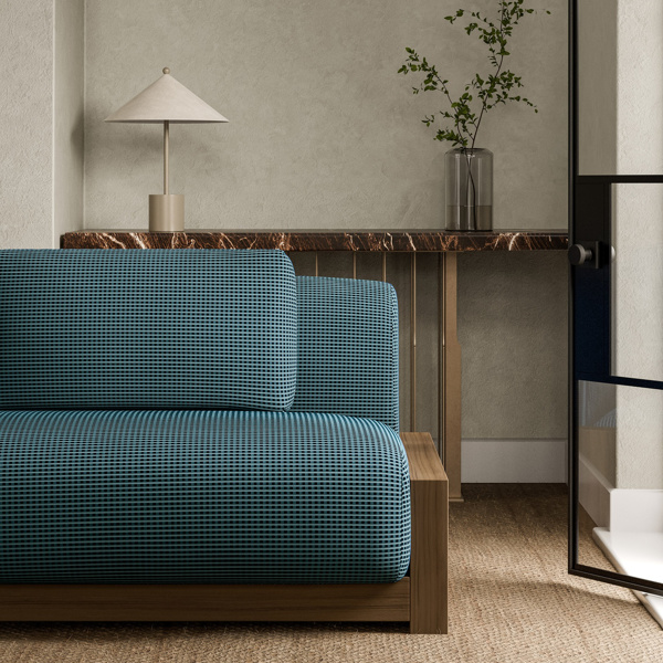 Ore Sapphire Fabric by Harlequin