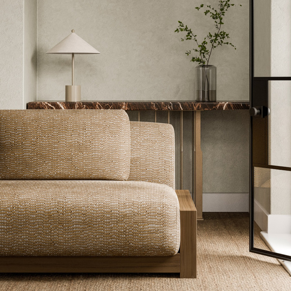 Chert Sandstone Fabric by Harlequin