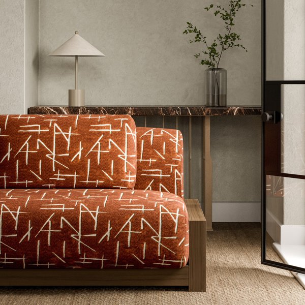 Dolmens Velvet Agate Fabric by Harlequin