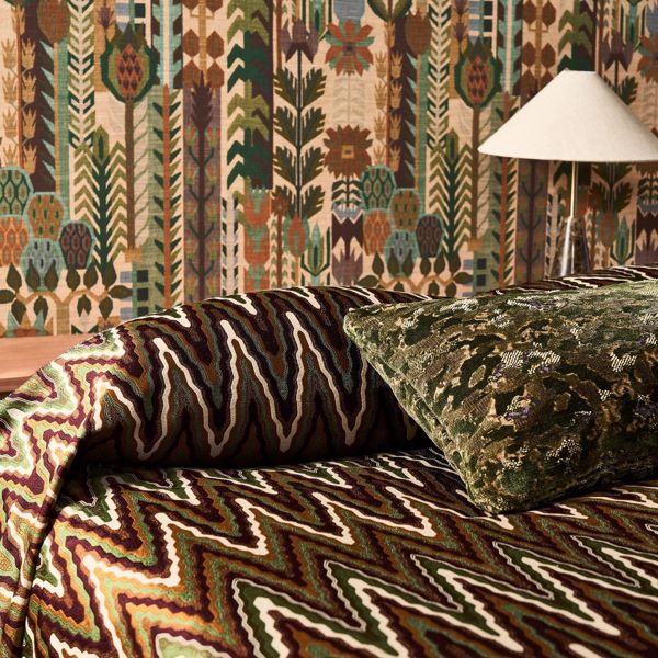 Derain Moss/Heather Fabric by Harlequin