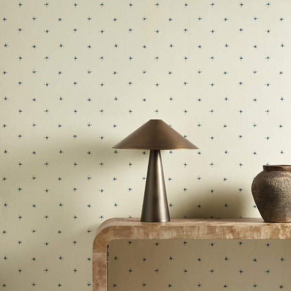 Tidam Indigo Wallpaper by Harlequin