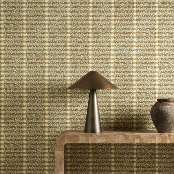 Toluca Stone/Nectar Wallpaper by Harlequin