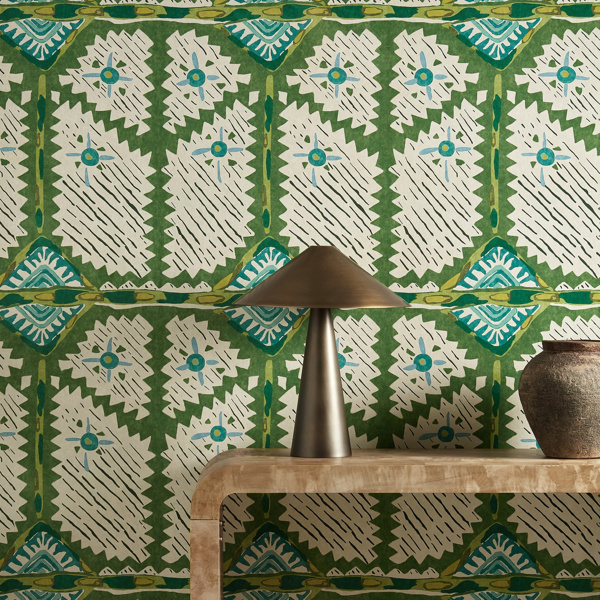 Brocha Forest/Azul Wallpaper by Harlequin