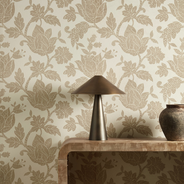 Zamora Parchment Wallpaper by Harlequin
