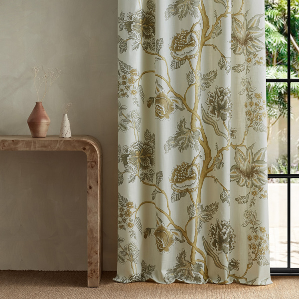 Indienne Taupe/Ochre Fabric by Harlequin