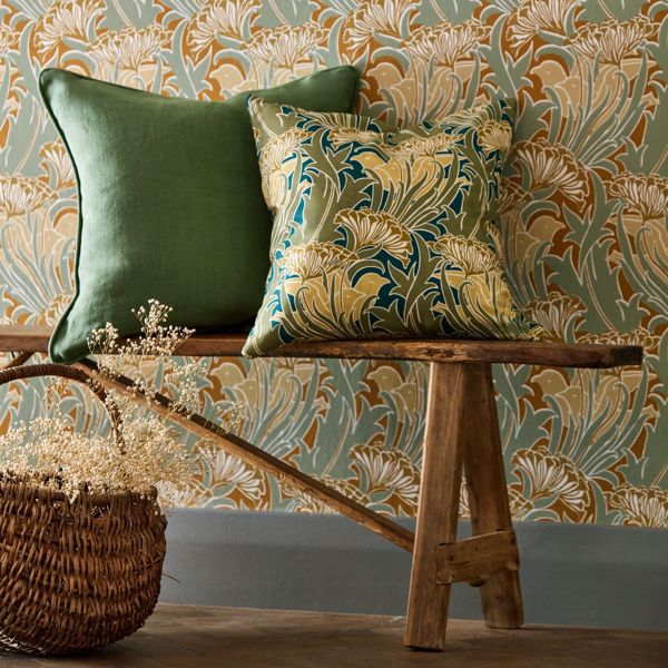 Laceflower Pistachio/Lichen Fabric by Morris & Co