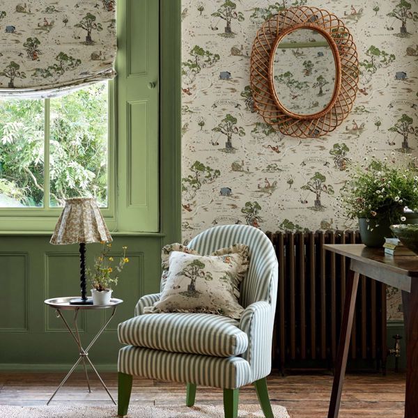 Hundred Acre Wood Cashew Wallpaper by Sanderson